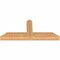 Ekena Millwork Portland Timber Gable Bracket, Western Red Cedar, 36"W x 15"H x 3 1/2"D x 3 1/2"F, 10/12 Pitch GBW036X15X0404POR00SWR - alternate 3